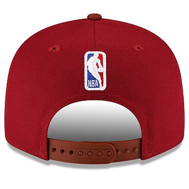 Men's New Era  Wine/Brown Cleveland Cavaliers 2023/24 City Edition 9FIFTY Snapback Adjustable Hat