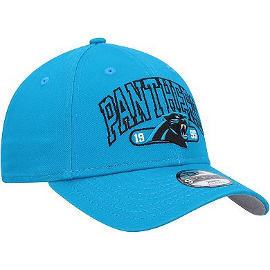 Youth New Era Blue Carolina Panthers Outline 9FORTY Adjustable Hat