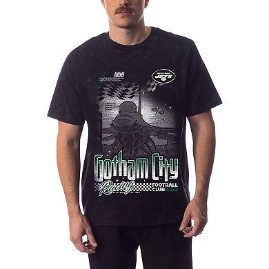 Unisex The Wild Collective Black New York Jets Tour Band T-Shirt