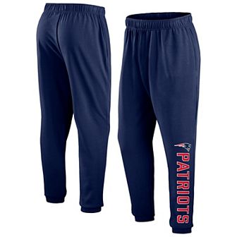 Men's Fanatics Branded Navy New England Patriots Big & Tall Wordmark Lounge Pants