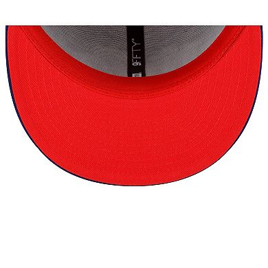 Men's New Era  Black/Navy Brooklyn Nets 2023/24 City Edition 9FIFTY Snapback Adjustable Hat