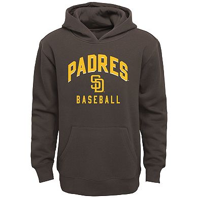 Infant Brown/Heather Gray San Diego Padres Play by Play Pullover Hoodie & Pants Set
