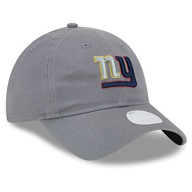 Women's New Era Gray New York Giants Color Pack Multi 9TWENTY Adjustable Hat