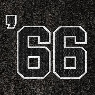 Men's PLEASURES White Atlanta Braves Full-Snap Varsity Jacket