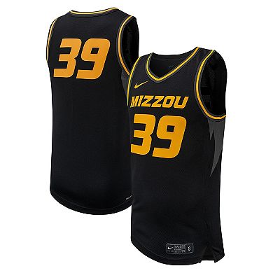 Men's Nike #39 Black Missouri Tigers Replica Basketball Jersey
