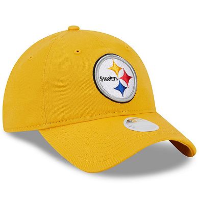 Women's New Era Gold Pittsburgh Steelers Main Core Classic 2.0 9TWENTY Adjustable Hat