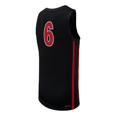 Men's Nike #6 Black UNLV Rebels Replica Basketball Jersey