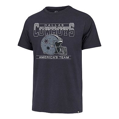 Men's '47 Navy Dallas Cowboys Time Lock Franklin T-Shirt