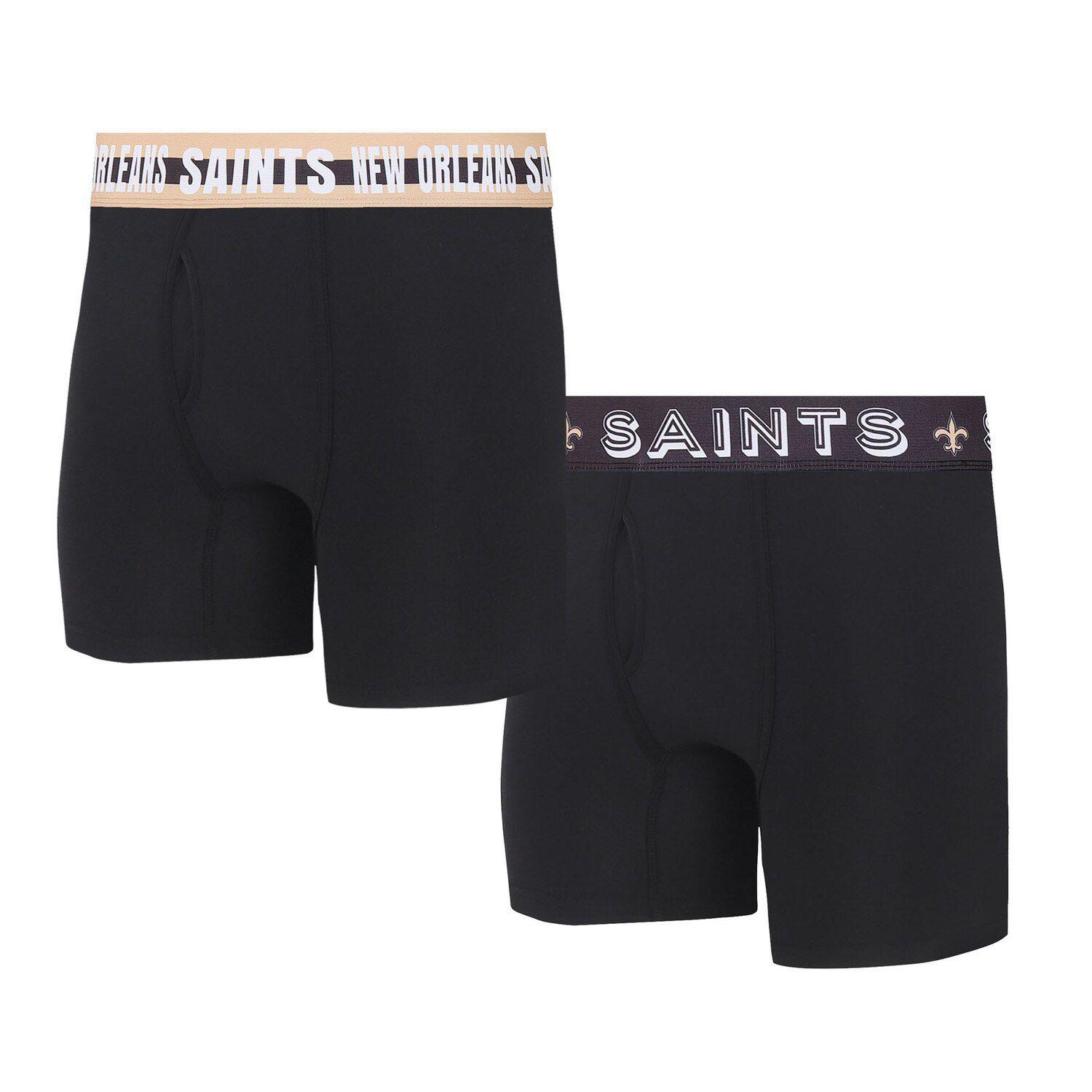 Men's Pair of Thieves Black San Diego Padres Super Fit 2-Pack Boxer Briefs  Set