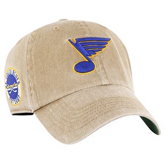 Men's '47 Khaki St. Louis Blues Earldor Clean Up Adjustable Hat