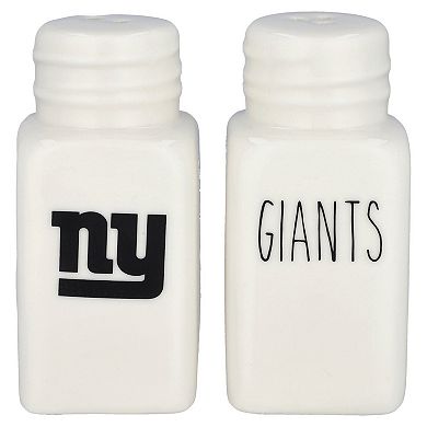 The Memory Company New York Giants Farmhouse Salt & Pepper Shaker Set