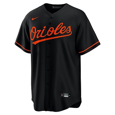 Men's Nike Adley Rutschman Black Baltimore Orioles Alternate Replica ...