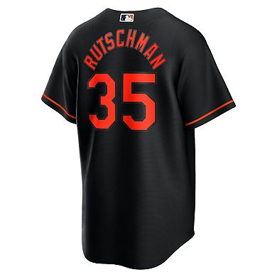 Men's Nike Adley Rutschman Black Baltimore Orioles Alternate Replica Player Jersey