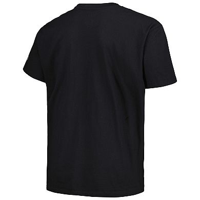 Men's Profile  Black Colorado Buffaloes Big & Tall Wordmark T-Shirt
