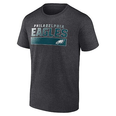 Men's Fanatics Branded  Charcoal Philadelphia Eagles T-Shirt