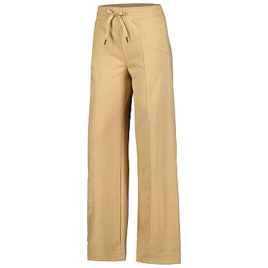 Women's Tan Clemson Tigers Raglan Cropped Sweatshirt & Sweatpants Set