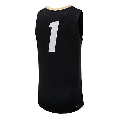 Men's Nike #1 Black Colorado Buffaloes Replica Basketball Jersey