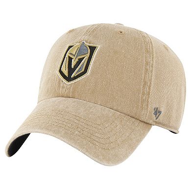Men's '47 Khaki Vegas Golden Knights Earldor Clean Up Adjustable Hat