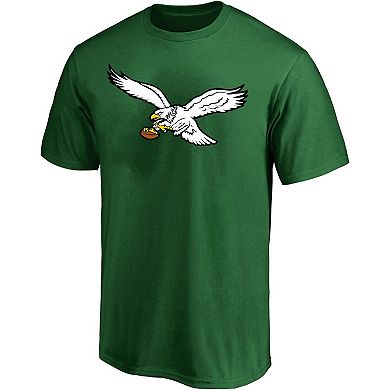 Men's Profile Kelly Green Philadelphia Eagles Big & Tall Retro Logo T-Shirt