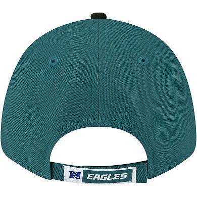Men's New Era Midnight Green/Black Philadelphia Eagles The League Two-Tone 9FORTY Adjustable Hat