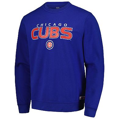 Men's Stitches  Royal Chicago Cubs Pullover Sweatshirt