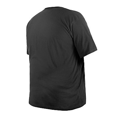 Men's New Era  Black New York Jets Big & Tall Helmet T-Shirt
