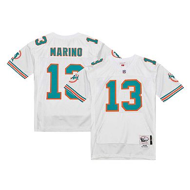 Men's Mitchell & Ness Dan Marino White Miami Dolphins 1995 Authentic Throwback Retired Player Jersey