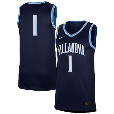 Men's Nike #1 Navy Villanova Wildcats Replica Jersey