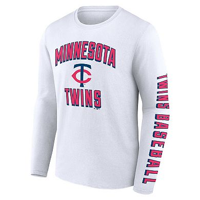 Men's Fanatics Branded Navy/White Minnesota Twins Two-Pack Combo T-Shirt Set