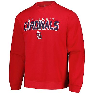 Men's Stitches Red St. Louis Cardinals Pullover Sweatshirt
