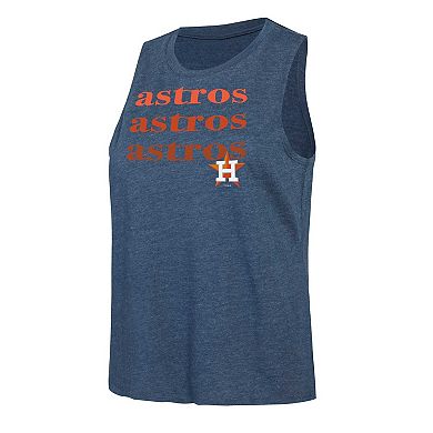 Women's Concepts Sport Charcoal/Navy Houston Astros Meter Muscle Tank Top and Pants Sleep Set