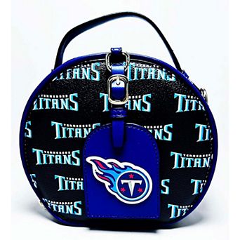 Cuce Black Tennessee Titans Repeat Logo Round Bag