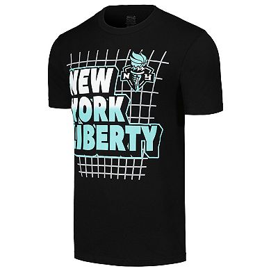 Unisex Stadium Essentials Black New York Liberty Spelled Out T-Shirt