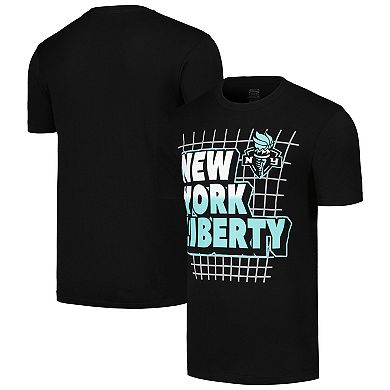 Unisex Stadium Essentials Black New York Liberty Spelled Out T-Shirt