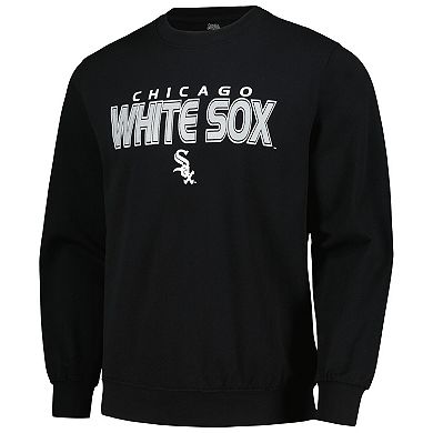 Men's Stitches  Black Chicago White Sox Pullover Sweatshirt
