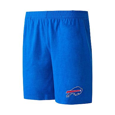 Men's Concepts Sport Royal/Red Buffalo Bills Meter T-Shirt & Shorts Sleep Set