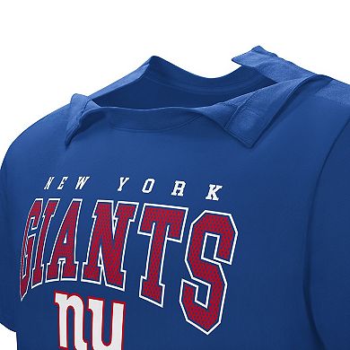 Men's Royal New York Giants Home Team Adaptive T-Shirt