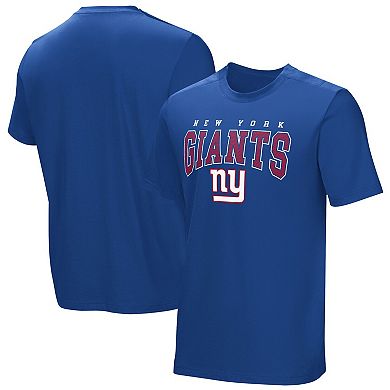 Men's  Royal New York Giants Home Team Adaptive T-Shirt