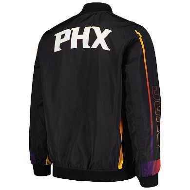 Men's JH Design Black Phoenix Suns Full-Zip Bomber Jacket