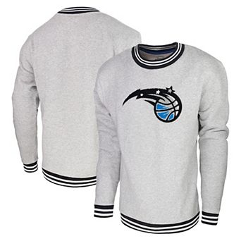 Men's Stadium Essentials Heather Gray Orlando Magic Club Level Pullover Sweatshirt