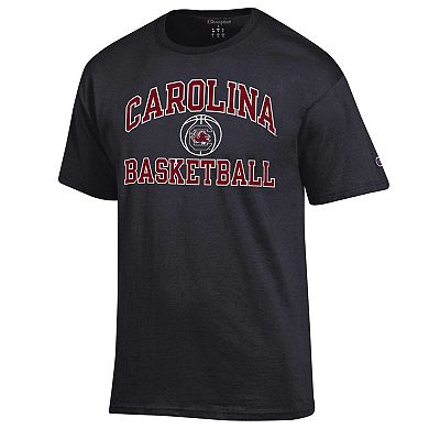 Men's Champion Black South Carolina Gamecocks Basketball Icon T-Shirt