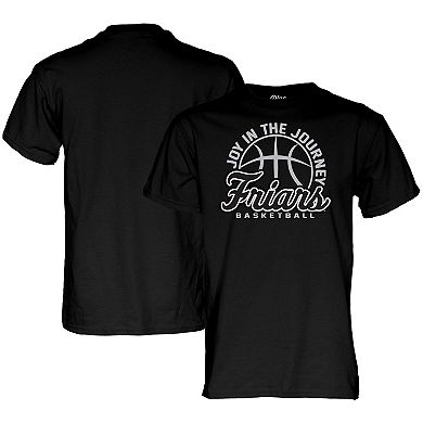 Unisex Blue 84  Black Providence Friars Women's Basketball Joy In The Journey T-Shirt