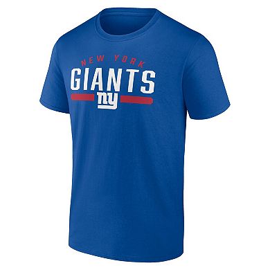 Men's Fanatics Branded Royal New York Giants Big & Tall Arc and Pill T-Shirt