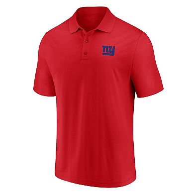 Men's Fanatics Branded Red New York Giants Component Polo
