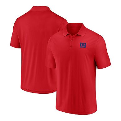 Men's Fanatics Branded Red New York Giants Component Polo