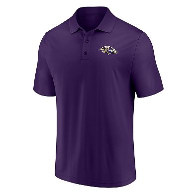 Men's Fanatics Branded Purple Baltimore Ravens Component Polo