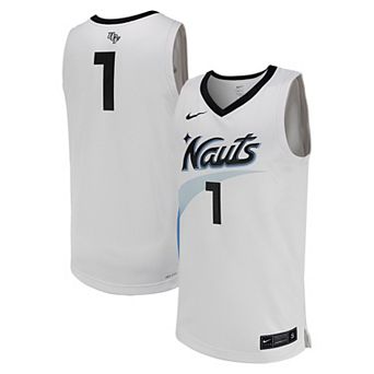 Men's Nike #1 White UCF Knights Replica Basketball Jersey