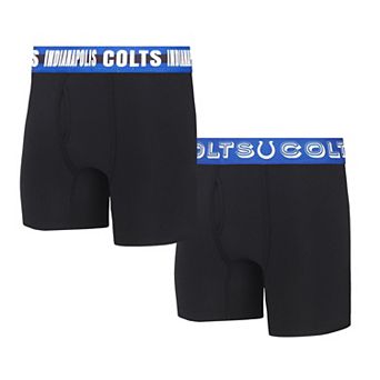 Men's Concepts Sport Indianapolis Colts Gauge Knit Boxer Brief Two-Pack