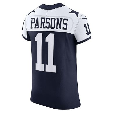 Men's Nike Micah Parsons Navy Dallas Cowboys Alternate Vapor F.U.S.E. Elite Jersey