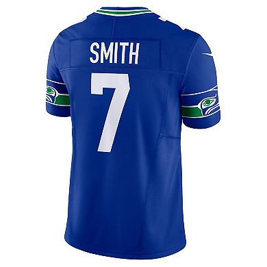 Men's Nike Geno Smith Royal Seattle Seahawks Alternate Vapor F.U.S.E. Limited Jersey
